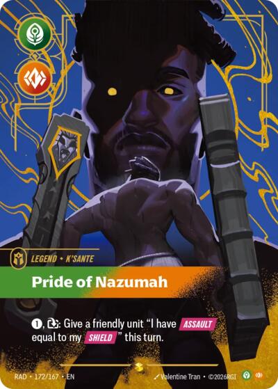 K'Sante, Pride of Nazumah (Overnumbered) - Radiance Riftbound spoiler