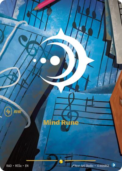 Mind Rune (R03a) - Radiance Riftbound spoiler