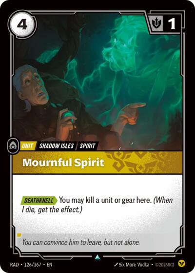 Mournful Spirit - Radiance Riftbound spoiler
