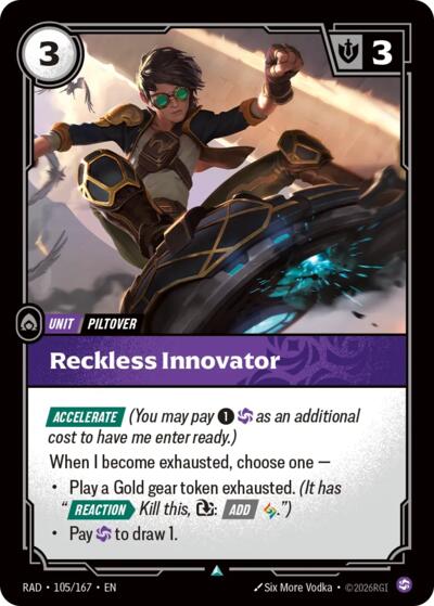 Reckless Innovator - Radiance Riftbound spoiler