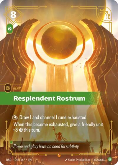 Resplendent Rostrum - Radiance Riftbound spoiler
