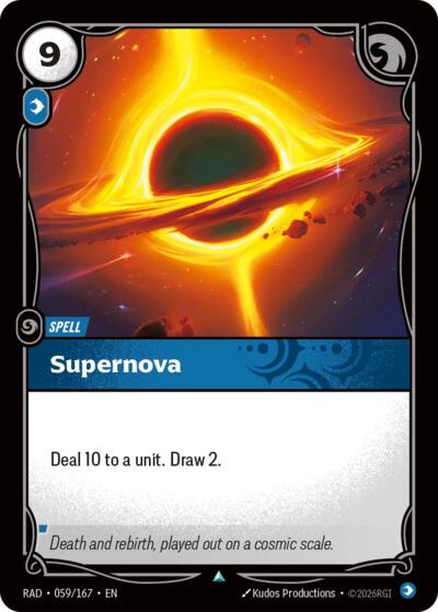 Supernova - Radiance Riftbound spoiler
