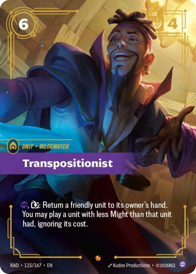 Transpositionist - Radiance Riftbound spoiler