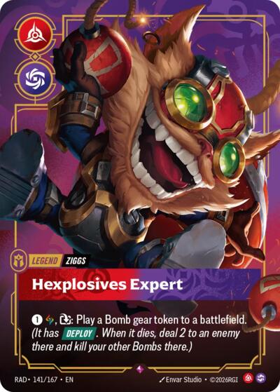 Ziggs, Hexplosives Expert - Radiance Riftbound spoiler