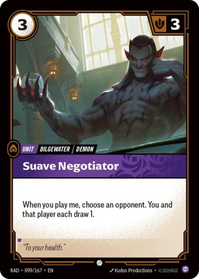 Suave Negotiator