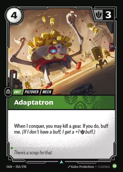 Adaptatron - Origins Riftbound spoiler