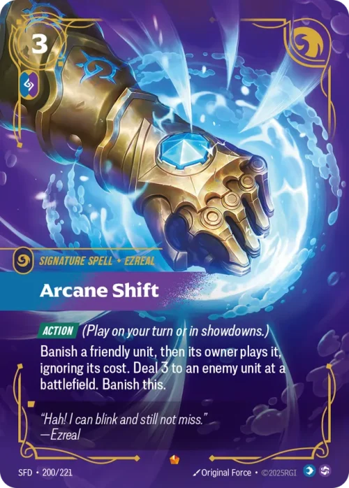 Arcane Shift - Spiritforged Riftbound spoiler