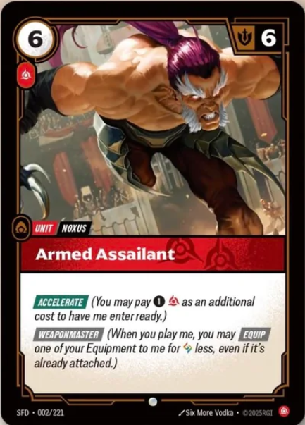 Armed Assailant - Spiritforged Riftbound spoiler