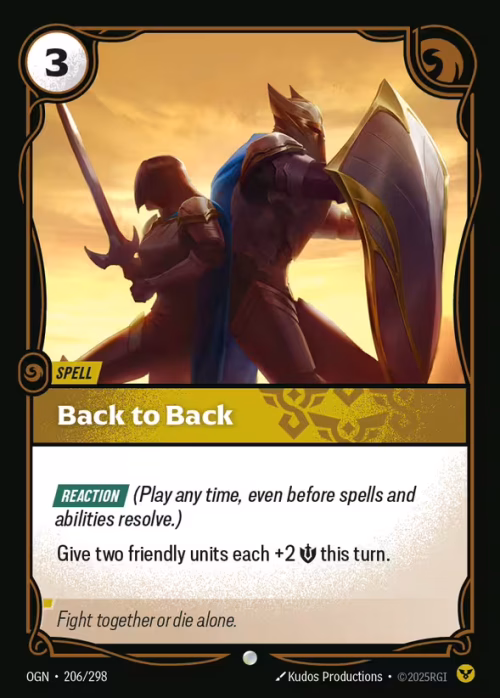 Back to Back - Origins Riftbound spoiler