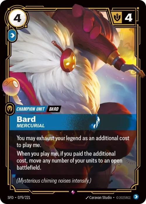 Bard, Mercurial - Spiritforged Riftbound spoiler