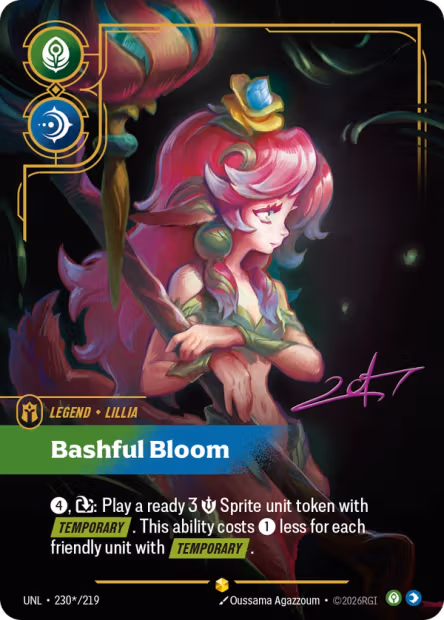 Bashful Bloom 2 - Unleashed Riftbound spoiler