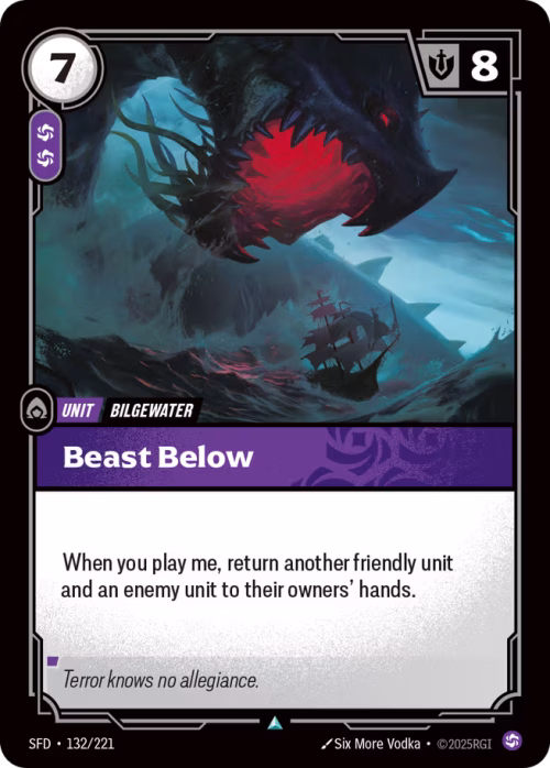 Beast Below - Spiritforged Riftbound spoiler