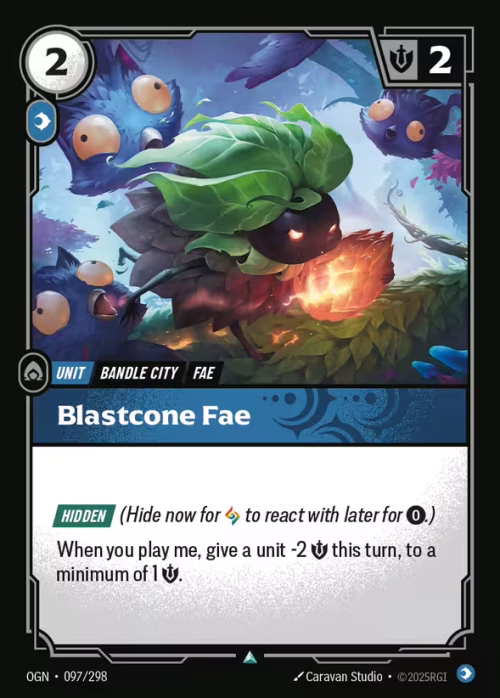 Blastcone Fae - Origins Riftbound spoiler