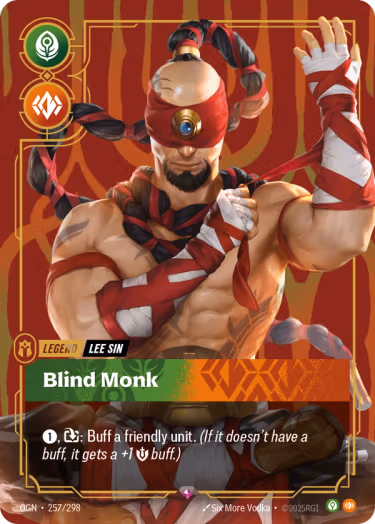 Blind Monk - Origins Riftbound spoiler