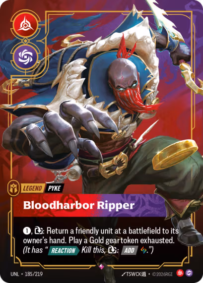 Bloodharbor Ripper - Unleashed Riftbound spoiler
