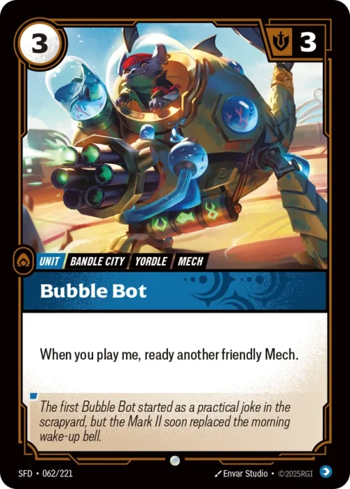 Bubble Bot - Spiritforged Riftbound spoiler