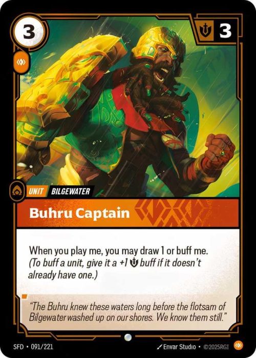 Buhru Captain - Spiritforged Riftbound spoiler