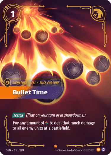 Bullet Time - Origins Riftbound spoiler