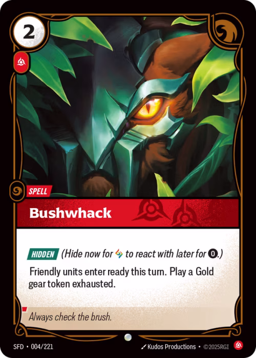 Bushwhack - Spiritforged Riftbound spoiler