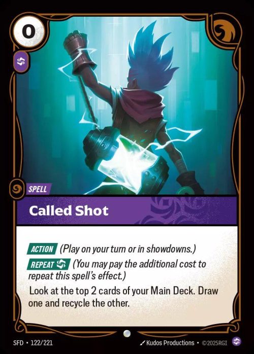 Called Shot - Spiritforged Riftbound spoiler