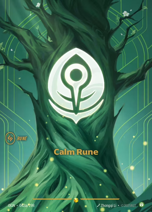 Calm Rune 2 - Origins Riftbound spoiler