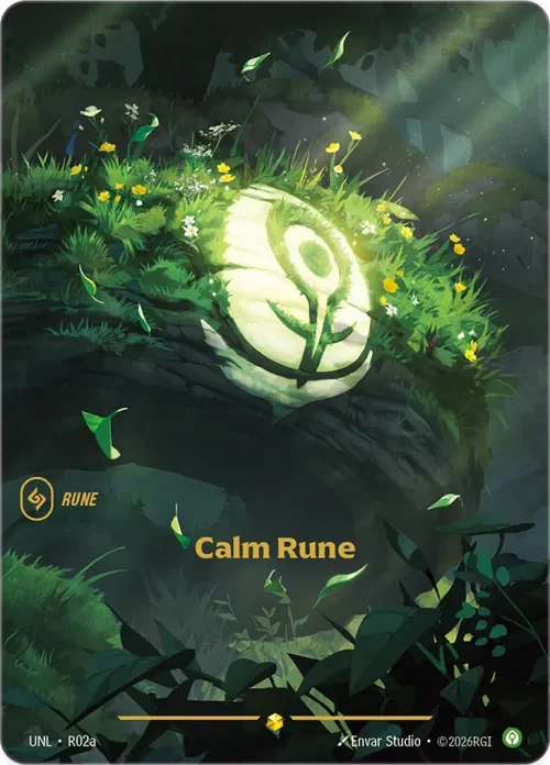 Calm Rune - Origins Riftbound spoiler