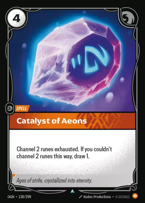 Catalyst of Aeons - Origins Riftbound spoiler