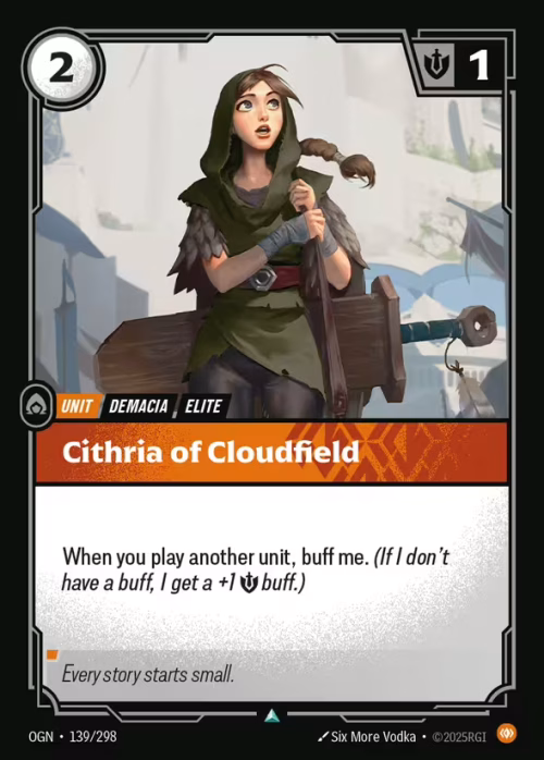 Cithria of Cloudfield - Origins Riftbound spoiler