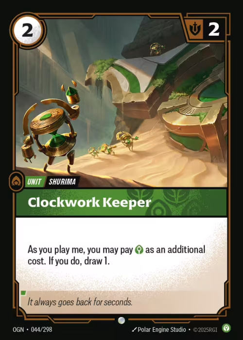 Clockwork Keeper - Origins Riftbound spoiler