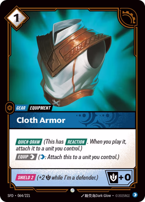 Cloth Armor - Spiritforged Riftbound spoiler
