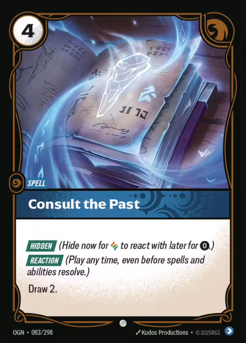 Consult the Past - Origins Riftbound spoiler