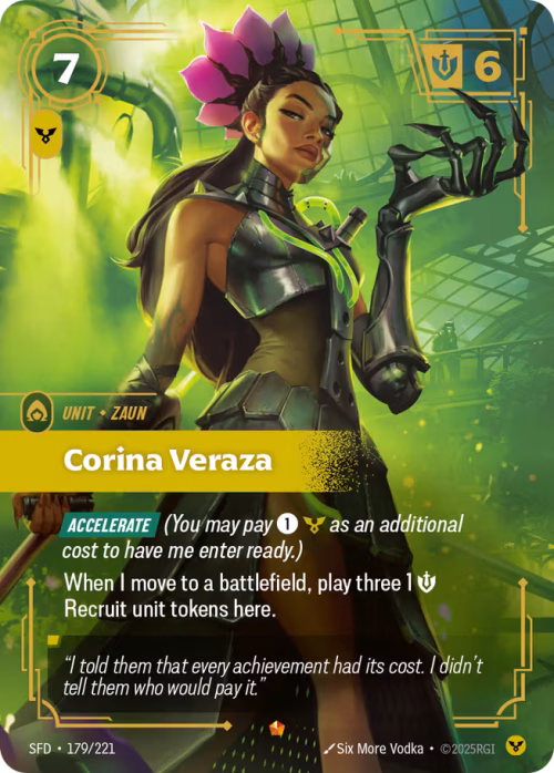 Corina Veraza - Spiritforged Riftbound spoiler
