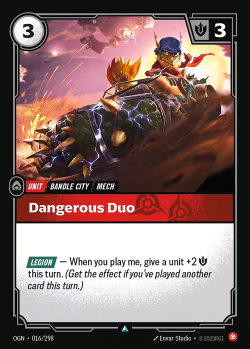 Dangerous Duo - Origins Riftbound spoiler