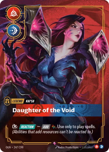 Daughter of the Void - Origins Riftbound spoiler