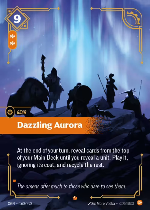 Dazzing Aurora - Origins Riftbound spoiler