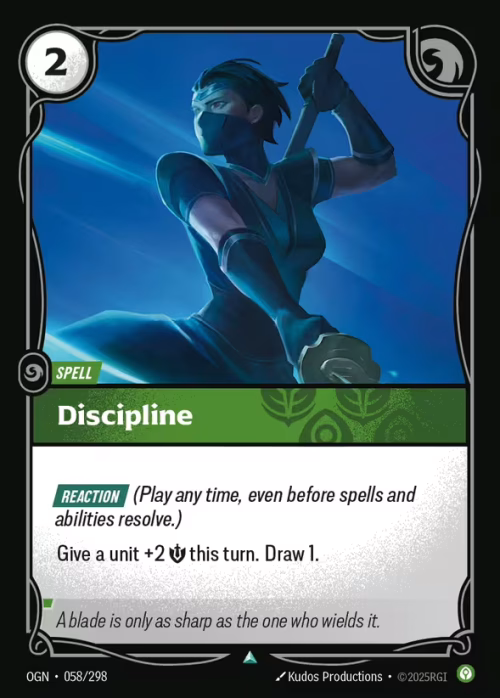 Discipline - Origins Riftbound spoiler