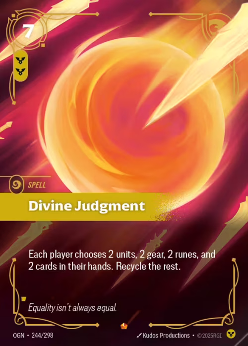 Divine Judgement - Origins Riftbound spoiler