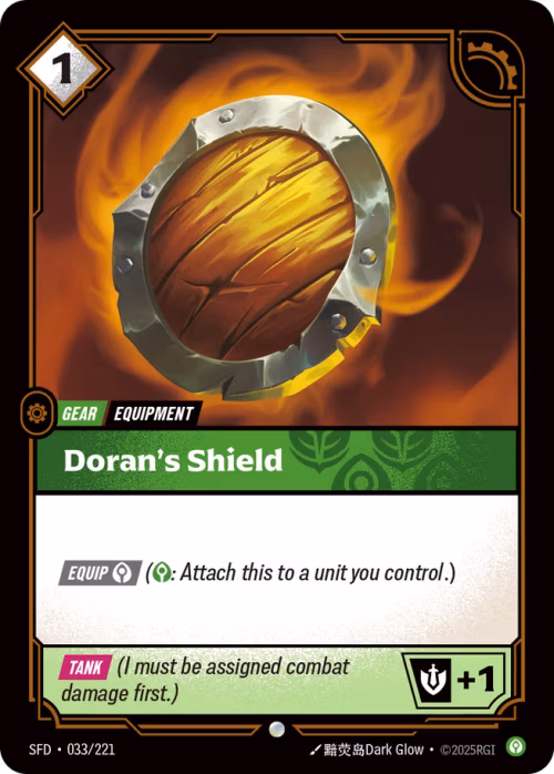 Doran's Shield - Spiritforged Riftbound spoiler