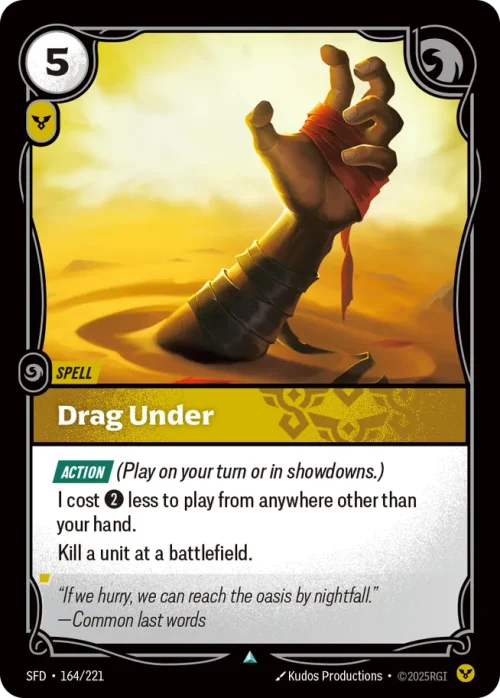 Drag Under - Spiritforged Riftbound spoiler