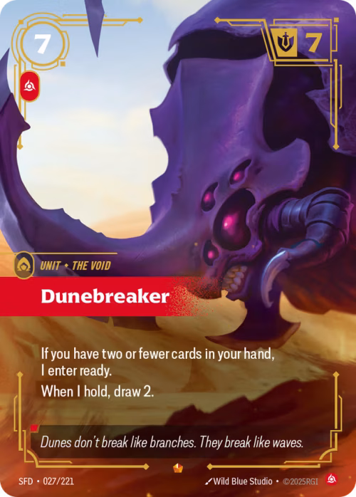 Dunebreaker - Spiritforged Riftbound spoiler