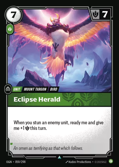 Eclipse Herald - Origins Riftbound spoiler