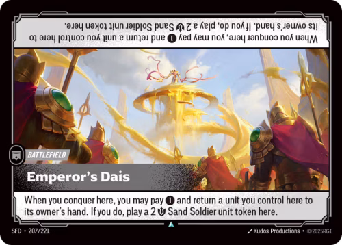 Emperor's Dais - Spiritforged Riftbound spoiler