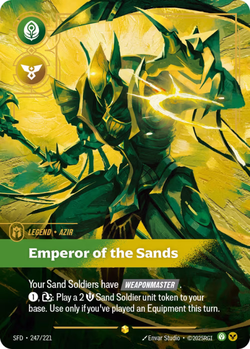Emperor of the Sands 2 - Spiritforged Riftbound spoiler