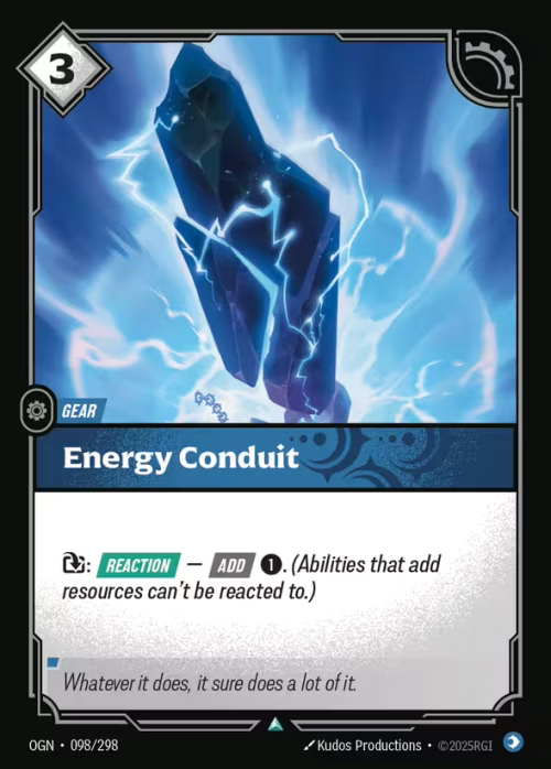 Energy Conduit - Origins Riftbound spoiler