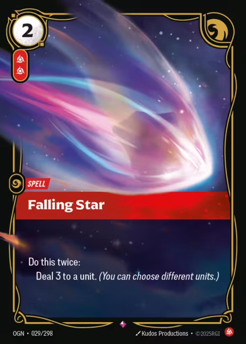 Falling Star - Origins Riftbound spoiler