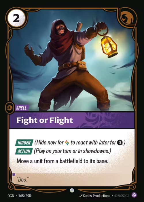 Fight or Flight - Origins Riftbound spoiler
