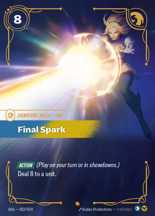 Final Spark - Proving Grounds Riftbound spoiler
