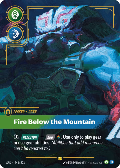 Fire Below the Mountain 2 - Spiritforged Riftbound spoiler