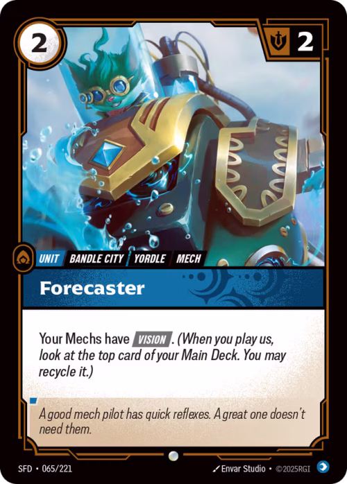 Forecaster - Spiritforged Riftbound spoiler