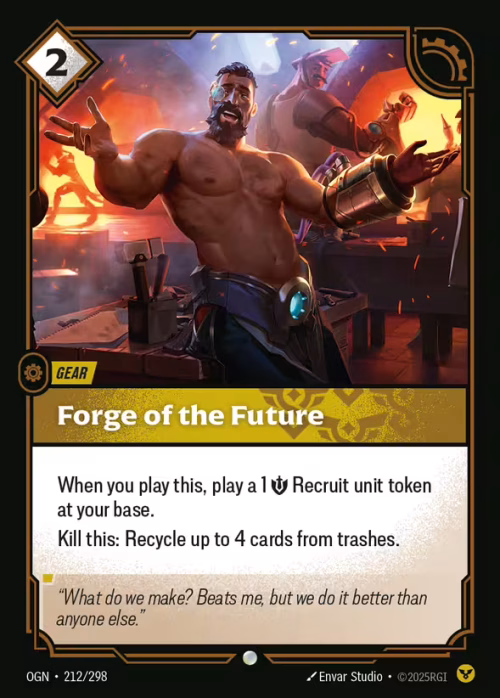 Forge of the Future - Origins Riftbound spoiler